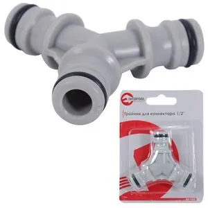 Тройник для конектора 1/2" (GE-1003 Intertool)