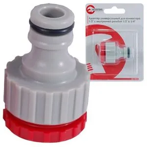 Адаптер универсальный для конектора 1/2" с внутренней резьбой 1/2" & 3/4" (GE-1010 Intertool)