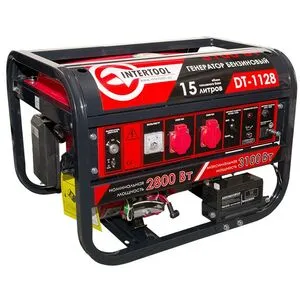 Генератор бензиновый 2.8 кВт, 4-х тактный (DT-1128 Intertool)
