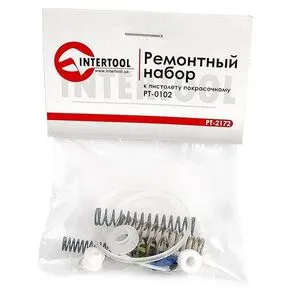 Набір ремонтный для фарбопульта HVLP PT-0102  15 од., PT-2172 INTERTOOL