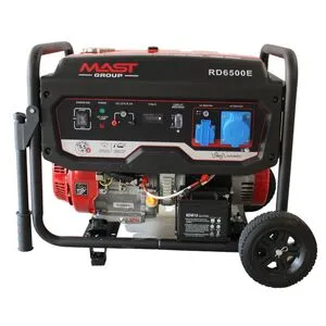 Бензиновый генератор 5.0/5.5KW 12V/230V AVR, электрозапуск, MAST GROUP RD6500E