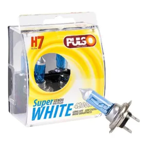 Лампи PULSO галогенні H7 / PX26D 12v55w super white / plastic box