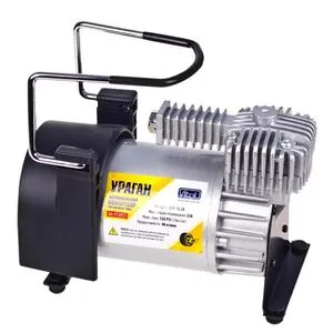 Компресор Ураган КА-У12055 150psi, 23A, 35л, клеми, шланг 7.5м (КА-У12055)