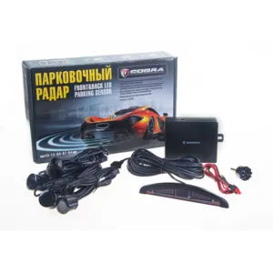 Парктроник Cobra LP-10140/LED/4 датчика D=18mm/коннектор/black