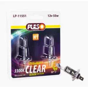Лампи PULSO, галогенна H1, P14.5S 12V, 55W clear, блістер-2шт