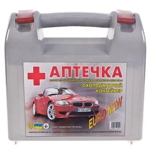 Аптечка EURO-1 28ед./с охлаждающим контейнером /серая (AMA-1)
