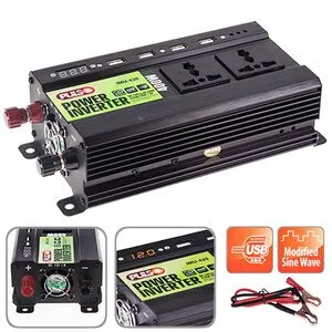 У граф. напруги PULSO / IMU 420 / 12V-220V / 400W / 4USB-5VDC2.0A / LED / мод.волна / клеми (IMU-420)