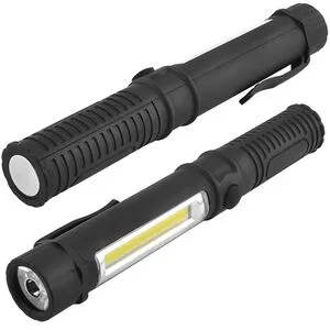 Фонарь кемпинг 909B-LED+COB, 3xAAA, магнит, зажим (909B-LED+COB)