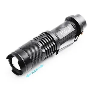 Фонарь Poliсe 1812-T6, 1x18650, ЗУ 220/12V, зажим, zoom, BOX (1812-T6)