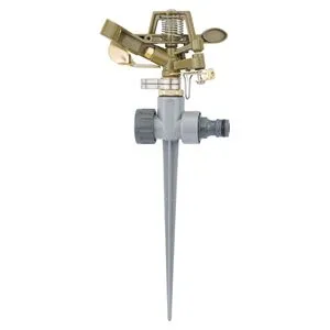 Дождеватель импульсный на металлическом колышке (BRASS+AL), FLORA 5013224