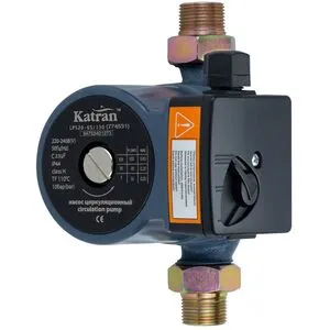 Насос циркуляц 100Вт Hmax 6м Qmax 75л/мин Ø1" 130мм + гайки Ø¾", WETRON 774531