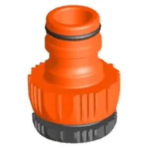Адаптер для коннектора ¾" универсальный ¾"×1" в/р (ABS), FLORA 5015844