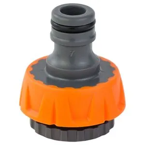 Адаптер для коннектора ½" универсальный в/р ½"× ¾" (ABS+TPR), FLORA 5015834