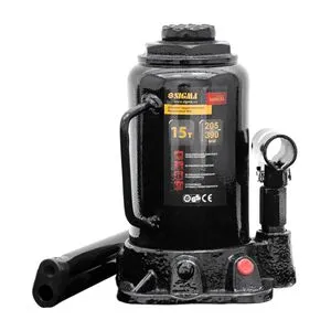 Домкрат гидравлический бутылочный mid 15т H 205-390мм, SIGMA 6105151