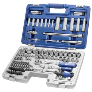Набор инструментов 1/4", 1/2" 98 ед.(головки 1/4 ", биты Torx, Sl, Torx в держателе, Pz, Ph, трещот, E034805 Stanley Expert