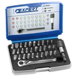 Набор бит+аксессуары 1/4" 32 ед., E131702 Stanley Expert