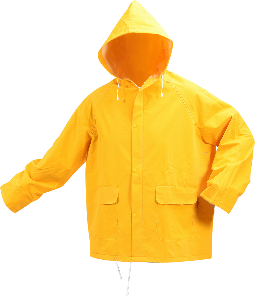 Куртка с капюшоном водонепроницаемая желтая, разм. XXL, 74627 VOR
