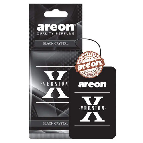 Освежитель воздуха AREON Х-Vervision листик Black Crystal AXV10