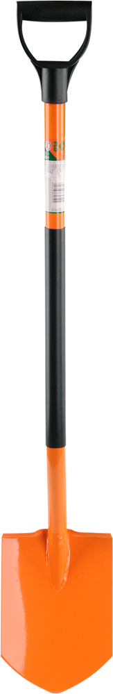 Лопата штыковая трапецев. 28х19,5 см с металлическим черенком с п