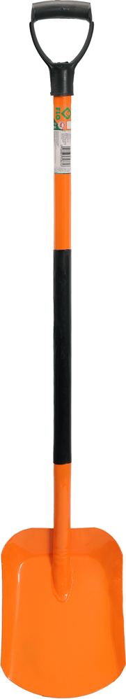 Лопата совковая с металл. черенком с DY ручкой наконечником, 3586